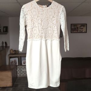 Lulu's White Lace Dress